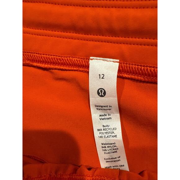 Lululemon Adapted State High-Rise Jogger *Airflow Size 12 in Solar‎ Orange" NWT - Picture 4 of 7